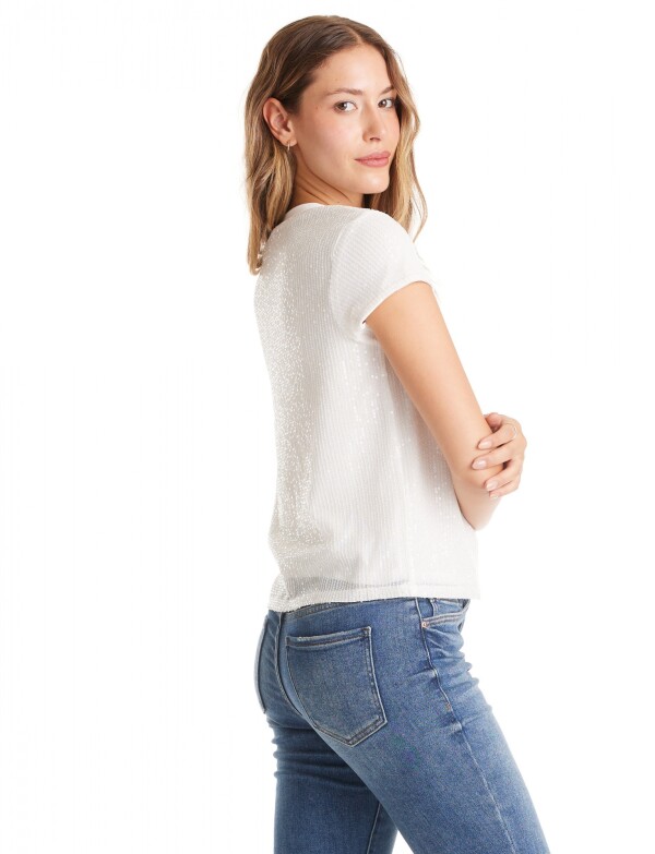 Blusa Lentejuelas CRUDO
