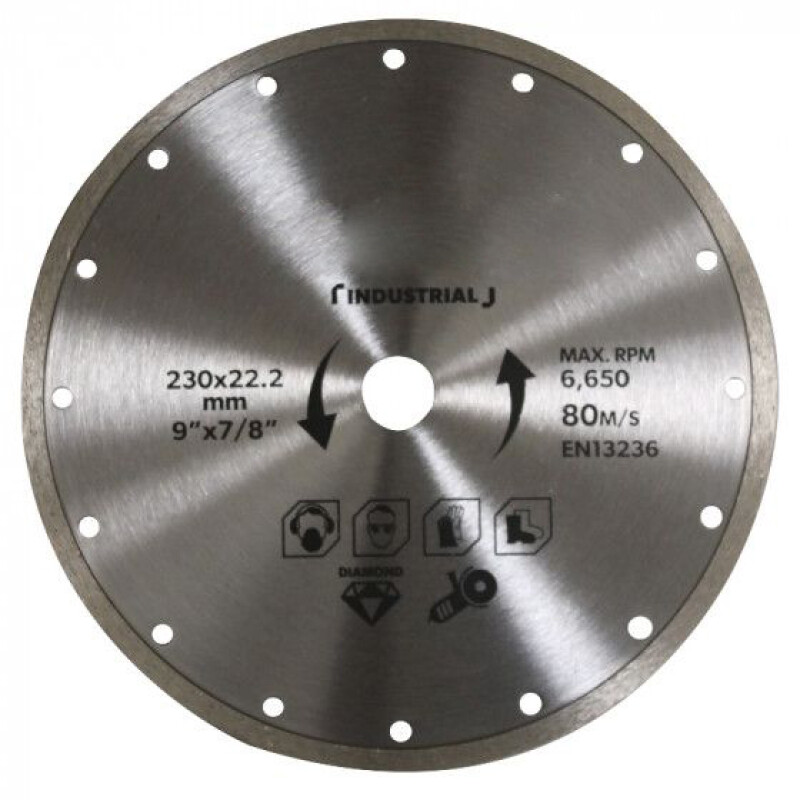 TOLSEN DISCO DIAMANTADO CONTINUO 230mm22.2 Tolsen Disco Diamantado Continuo 230mm22.2