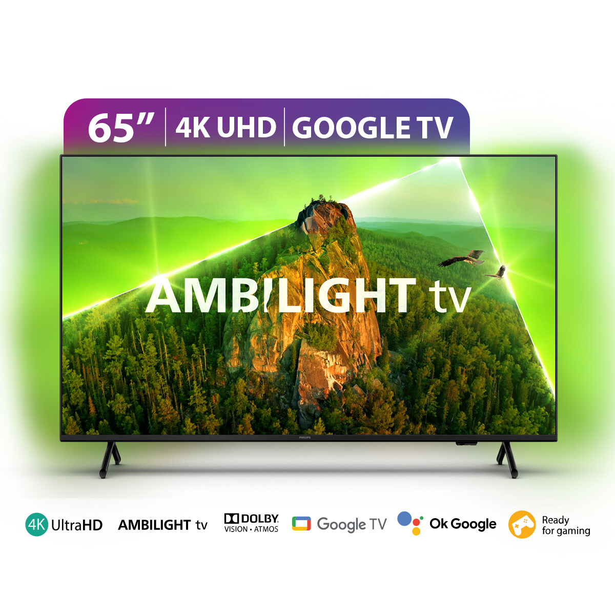 Smart TV Philips 65PUD7908/77 65 Google TV 4k Ambilight 