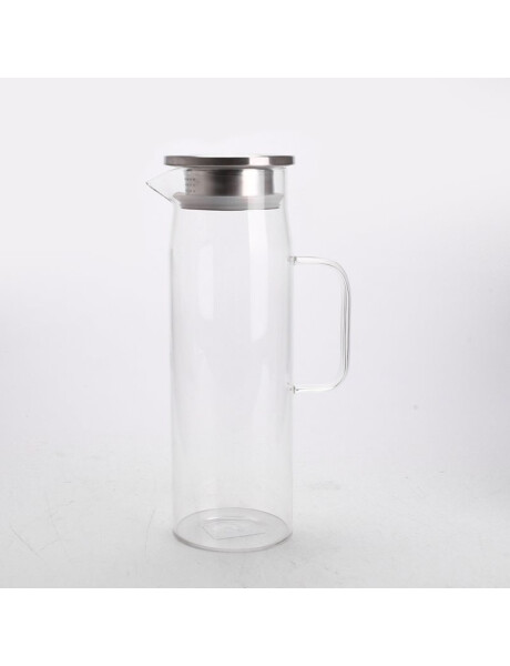 JARRA DE VIDIO C/TAPA ACERO INOX 1320ML JARRA DE VIDIO C/TAPA ACERO INOX 1320ML