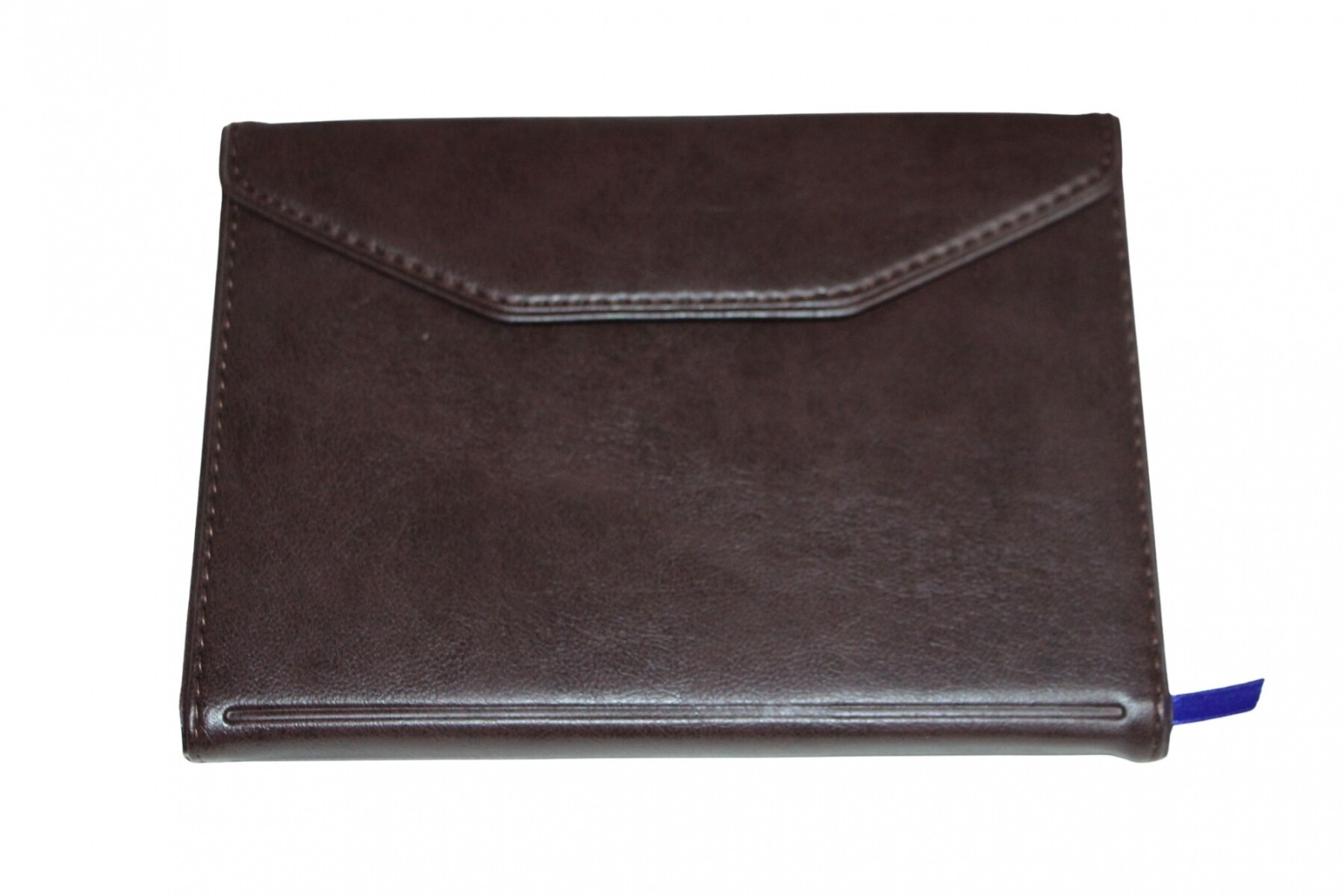 AGENDA ABEZETA CLASSIC MEDIUM 214 CS TAPA COSIDA SOLAPA - COLOR MARRON OSCURO 