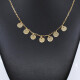 Cadena en oro 18k con 7 medallitas de oro Cadena en oro 18k con 7 medallitas de oro