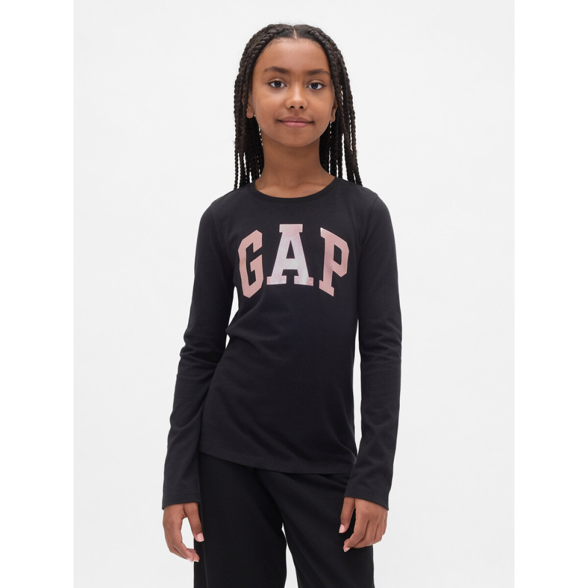 V-FRCH LS LOGO TEE - BLACK 18 