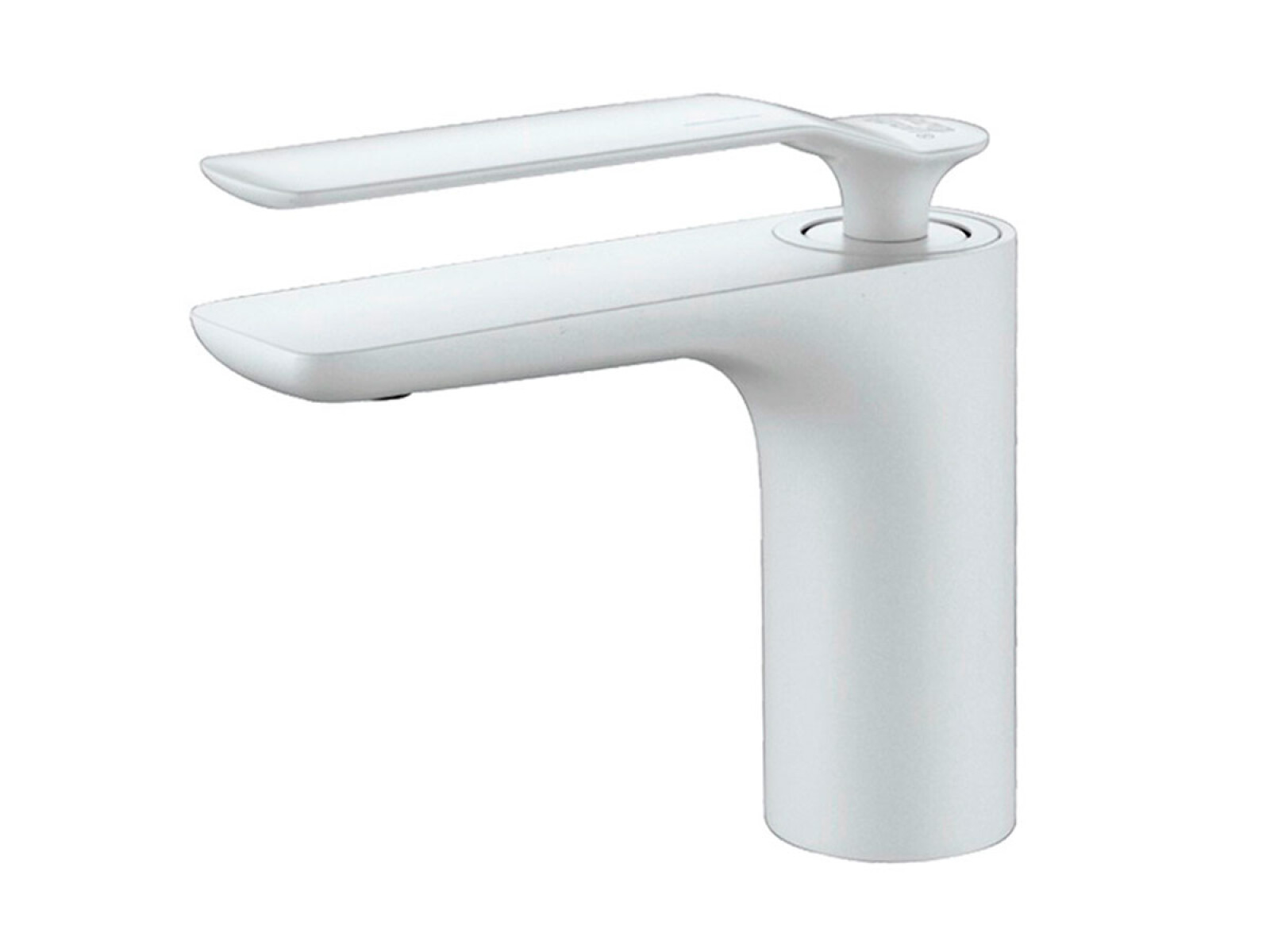 Griferia De Lavatorio Monocomando Blanco Aqualia 