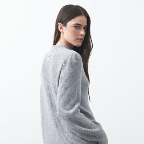 POLERA DALMA Gris Melange