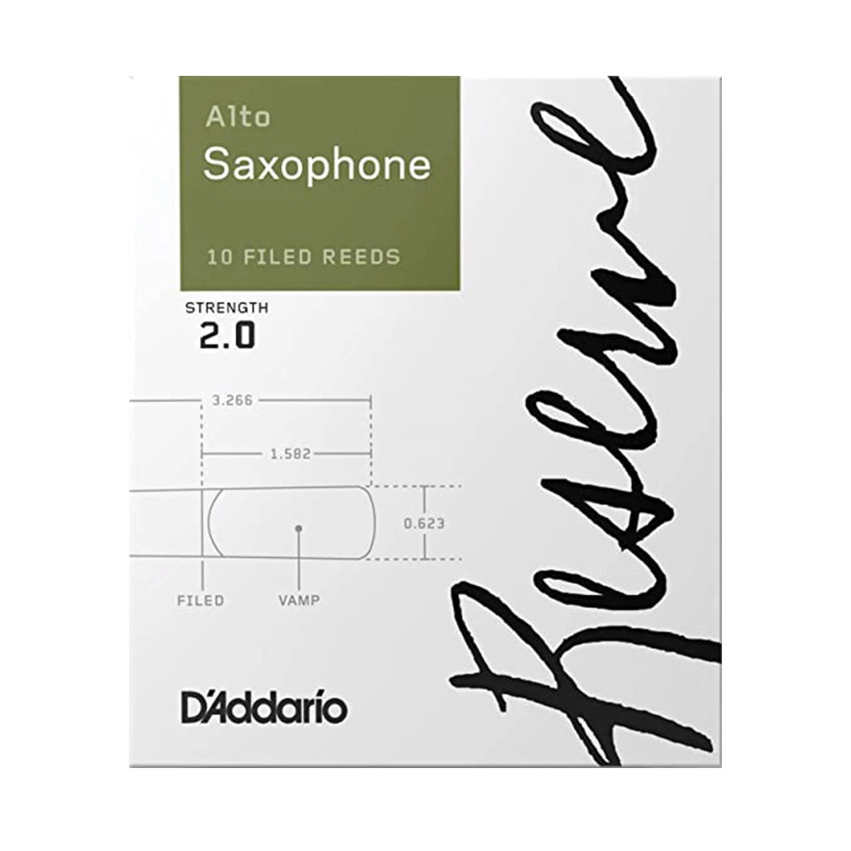 Caña Saxo Alto Daddario Reserve 2.0 