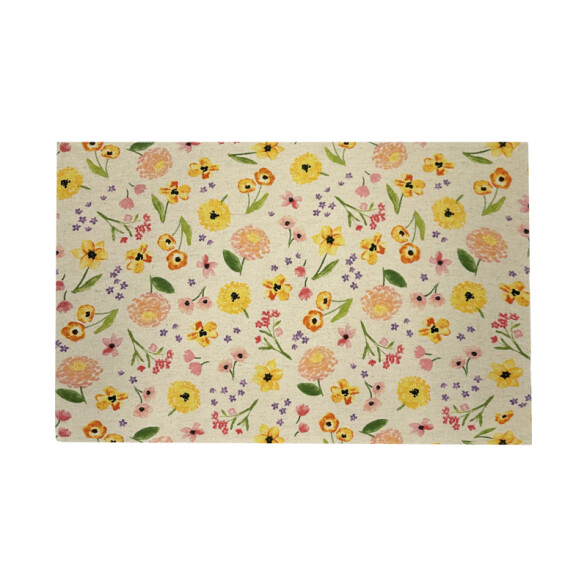 Mantel individual de mesa floral 46x30cm TV1700