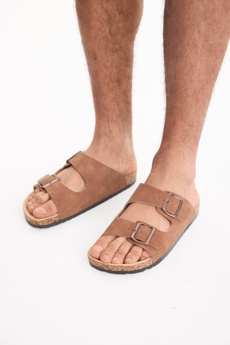 Sandalia Blackout - Marron 