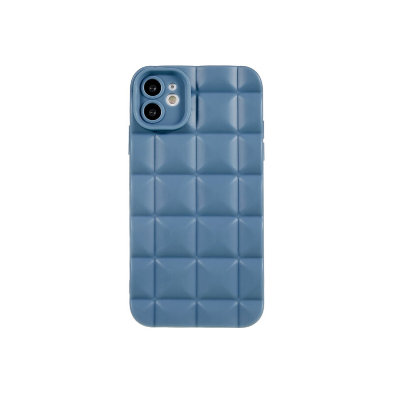 Protector iPhone 11 texturada color azul Protector Iphone 11 Texturada Color Azul