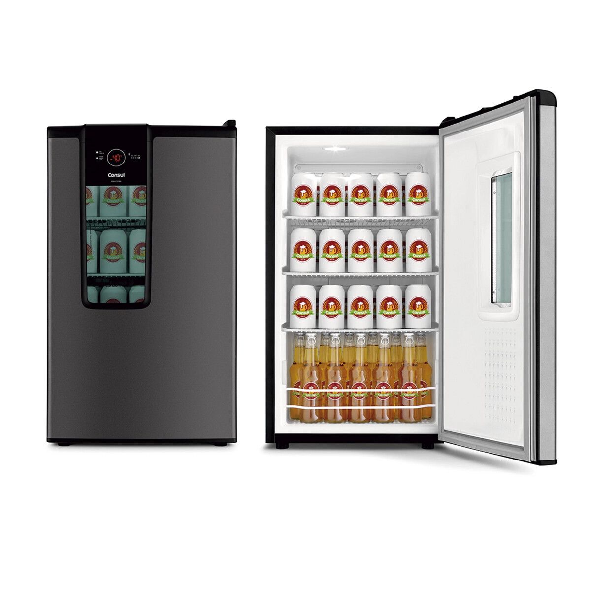 Heladera Cervecera Consul Titanium 82 Litros - CERVECERA CONSUL CZD12BTDWX 82LTS 