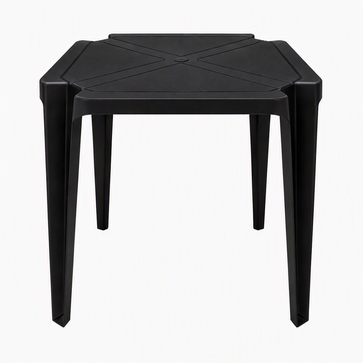 Mesa de plastico cuadrada Xplast negro 