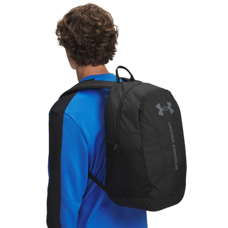 UA Hustle Lite Backpack-RED BLK-001