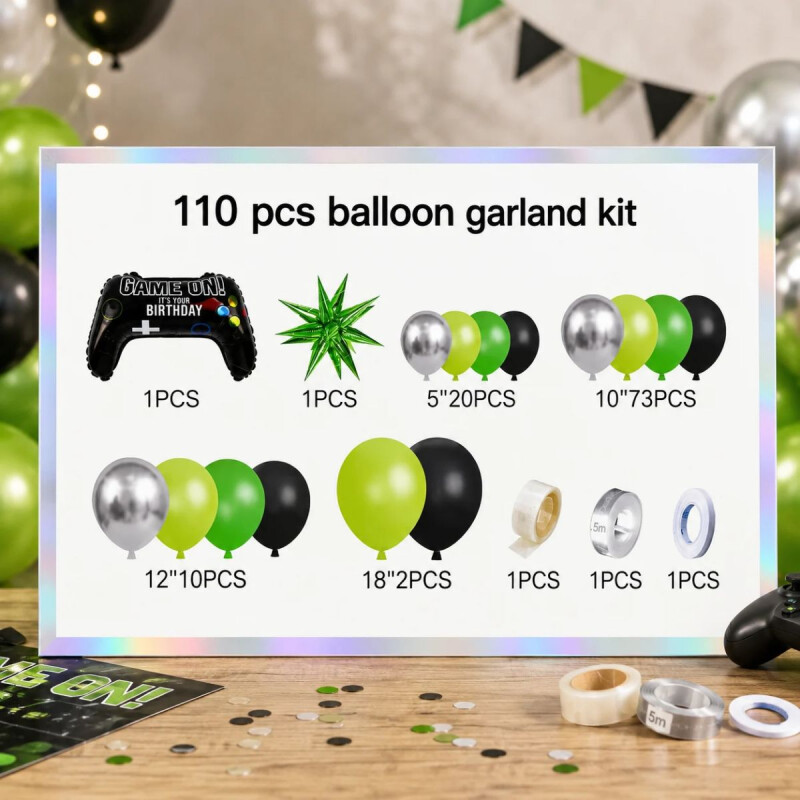 Set De Globos Gamer / Joystick Set De Globos Gamer / Joystick