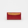 Billetera The Circle en cuero graneado Rojo