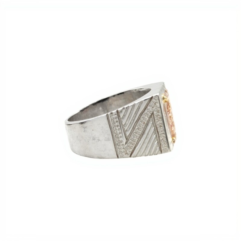Anillo Profesión Policía -Plata y Oro -Sin Piedra-AP5063 sinpiedra