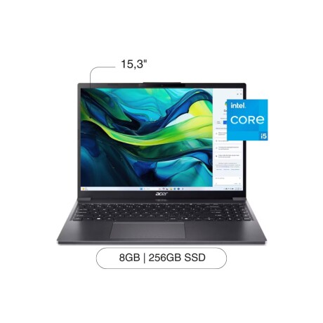 Notebook ACER Aspire Go 15 15,3' FHD 256GB / 8GB RAM I5-1334U W11 Notebook ACER Aspire Go 15 15,3' FHD 256GB / 8GB RAM I5-1334U W11