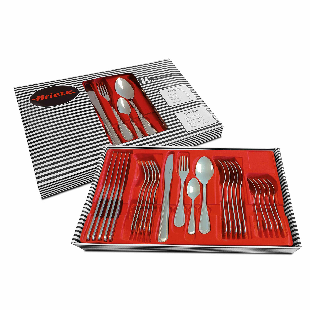 JUEGO DE CUBIERTOS 24 PIEZAS 