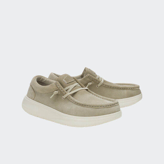 Calzado Hey Dude Wally x Suede Gris