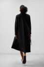 VESTIDO CAMISERO MIDI MUJER Negro
