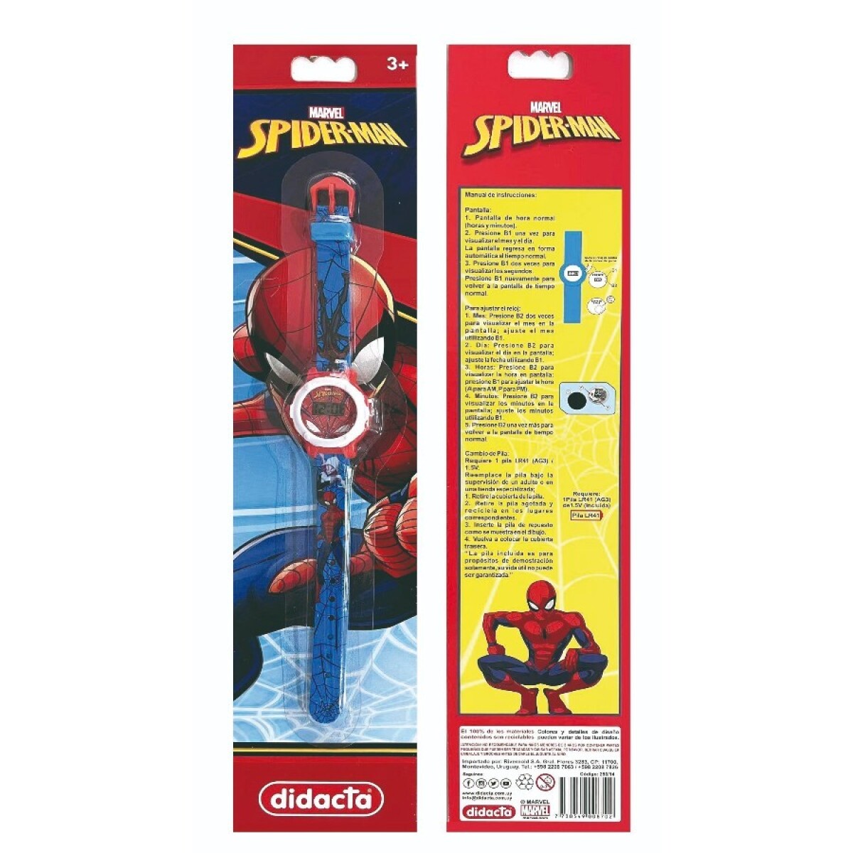 RELOJ SPIDERMAN 