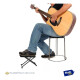 Banquito Banco Apoya Pie Para Guitarra Metalico Musica Negro