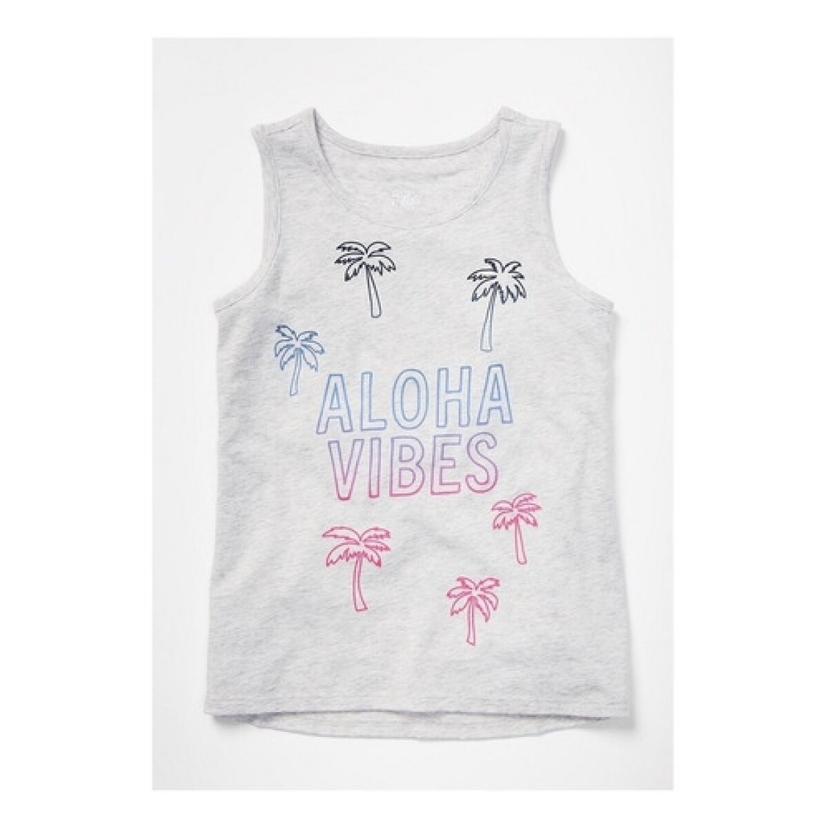 Musculosa para niña Justice Aloha Vibes original - Azul cielo 