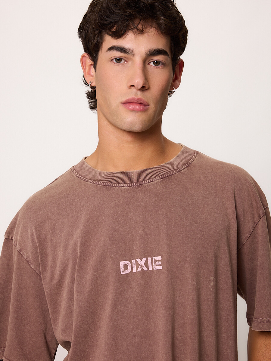 T-SHIRT M/C COSTA DULCE DIXIE Marrón