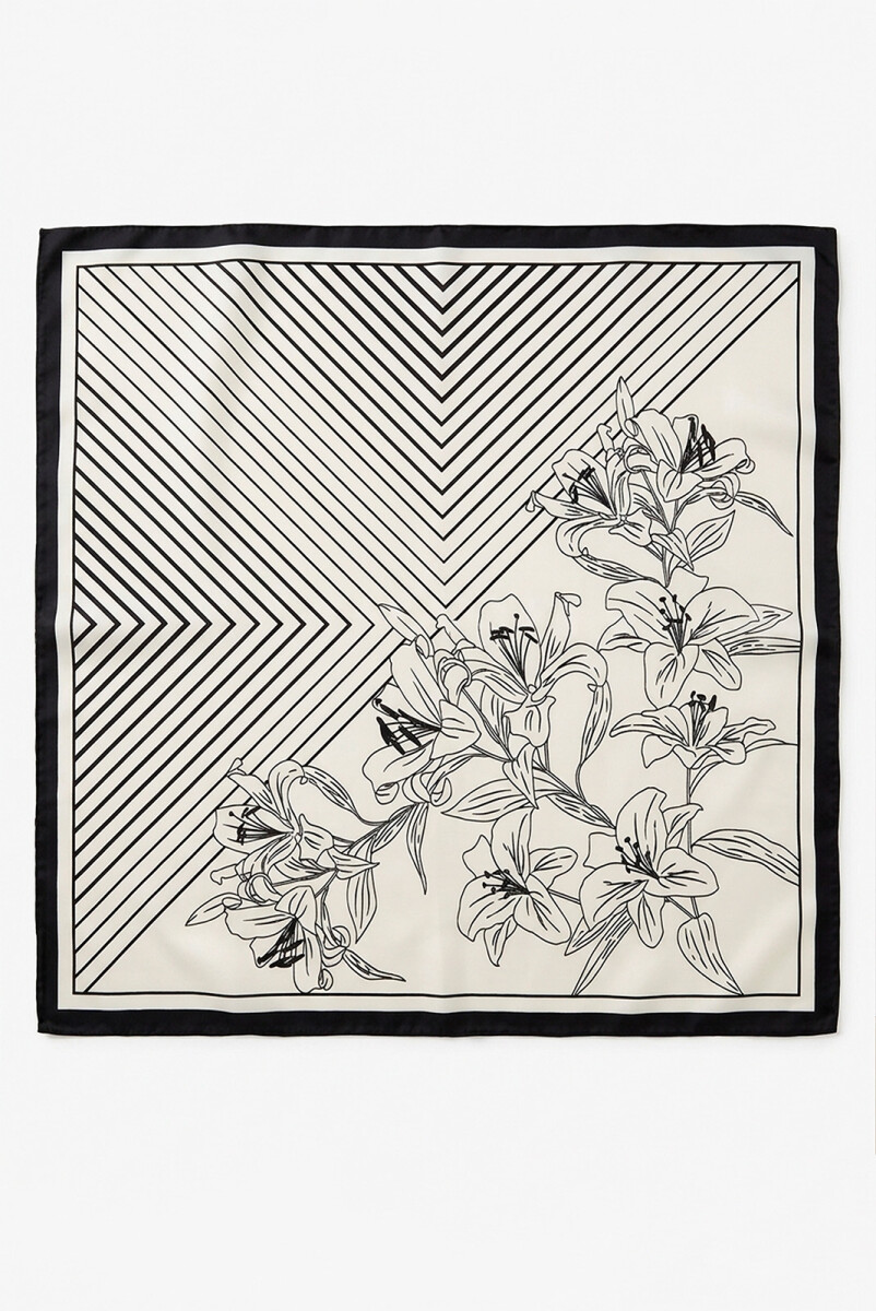 FOULARD RAYAFLOR - NEGRO 