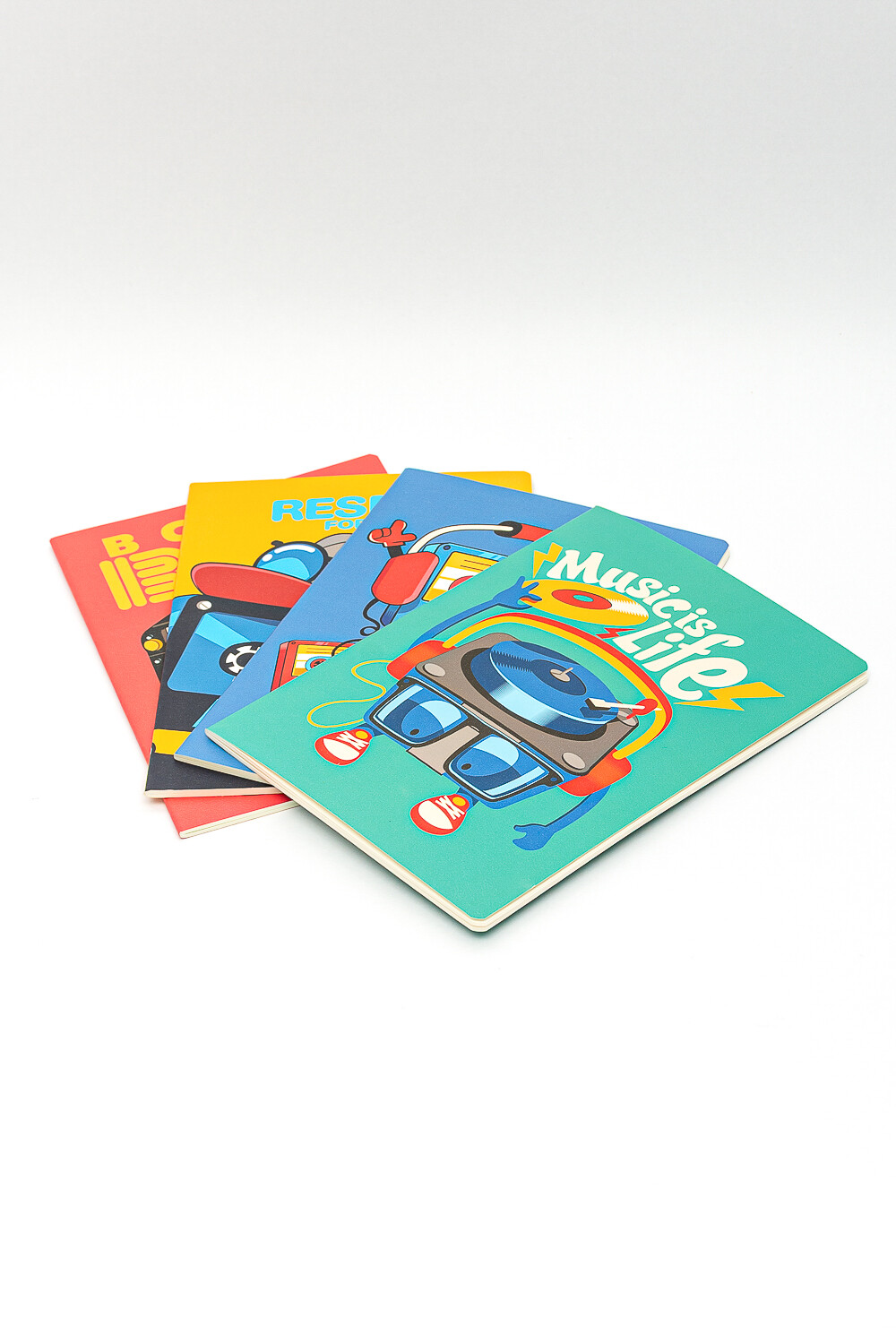 Cuaderno Mix 4. B5, 32 Hojas Color Unico
