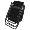 Reposera Silla Camastro Plegable Arye Confort Negro