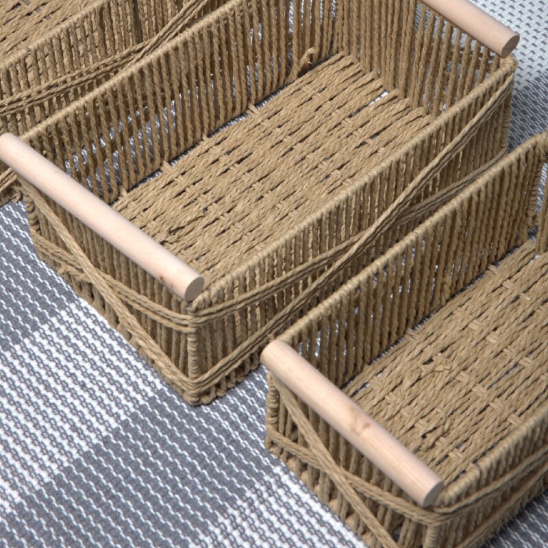 Cesto fibras naturales S