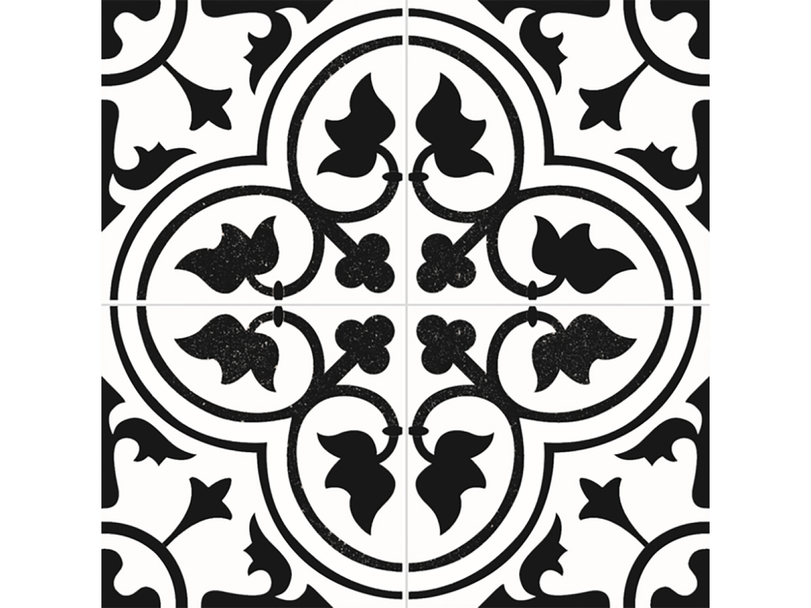 Porcelanato 45X45 Cuadrado Mediano Mate Negro Precorte 