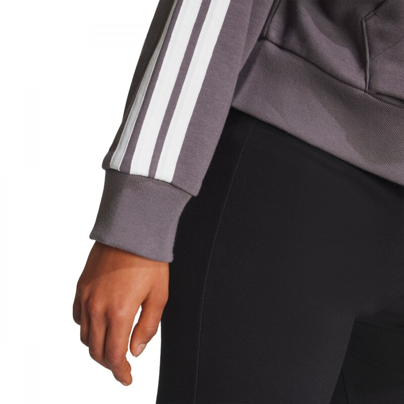 Abrigo Essentials French Terry Quarter-Zip 3 bandas de Mujer Multicolor