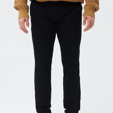 V-ESSENTIAL KHAKI SKINNY FIT TRUE BLACK