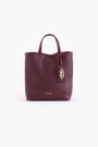 TOTE KISSES SMALL Bordo