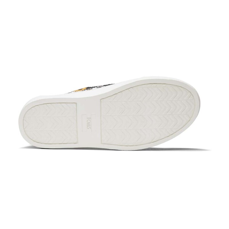 Youth Cordones Cupsole Sun Daisy Print - Niños Black