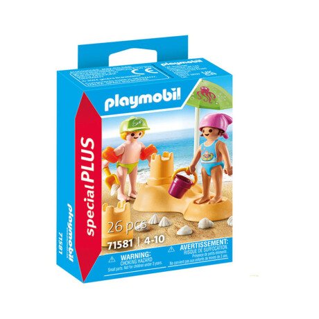 Playset Playmobil Niños En La Playa Con Accesorios Ub 001