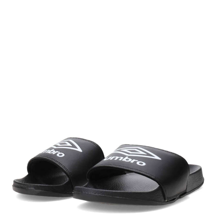 Chanclas de Hombre Umbro Locker Room Negro - Blanco