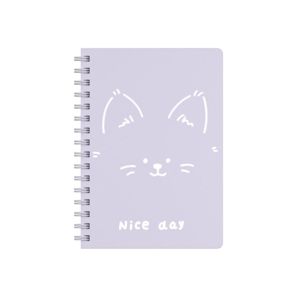 Cuaderno animales A5 violeta