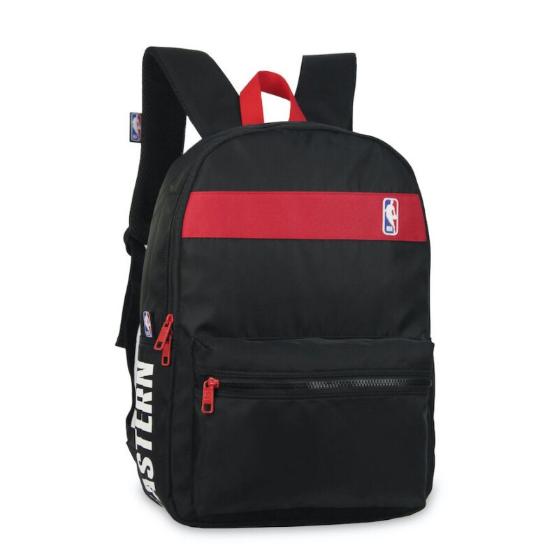 Mochila NBA Clásica Sport Negro - Rojo