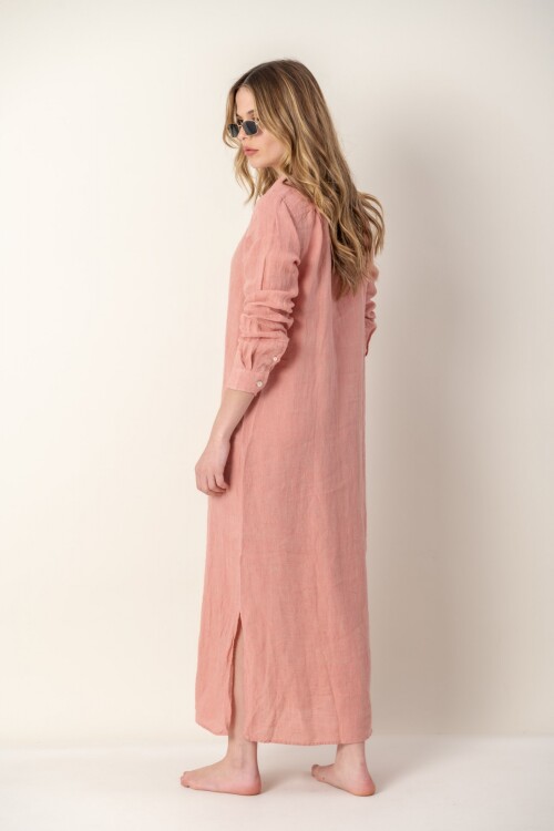 Camisola de lino Rojo