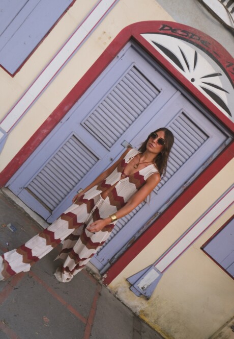 Chaleco Tropea SS26 Zig Tinto