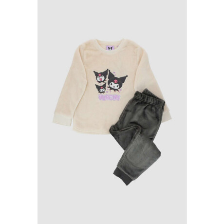 Pijama kuromi mini Gris melange