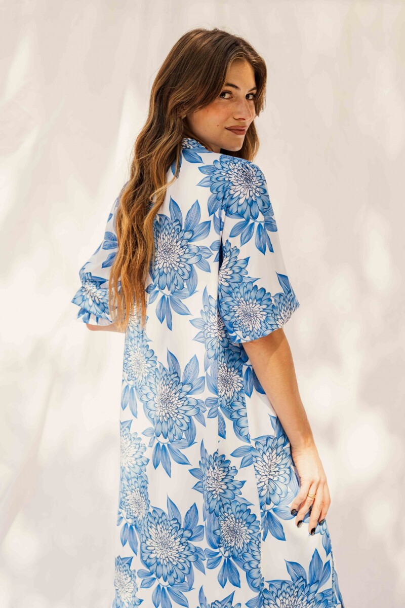 CAMISERO EMILY MAXI BLUE BLOSSOM CAMISERO EMILY MAXI BLUE BLOSSOM