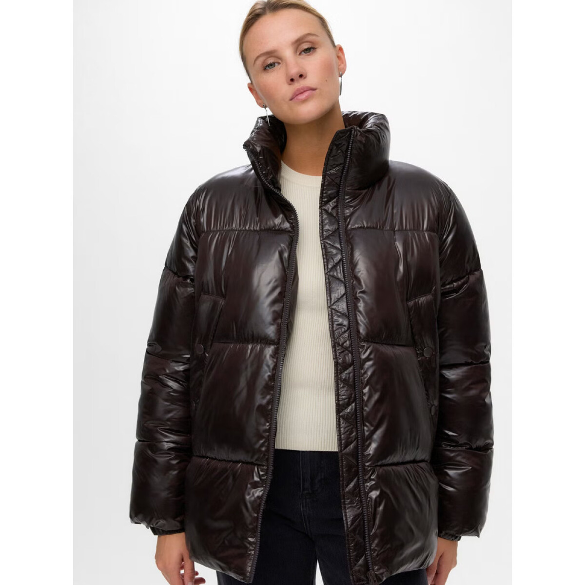 VMSABRINA SHORT JACKET GA - Chocolate Torte 