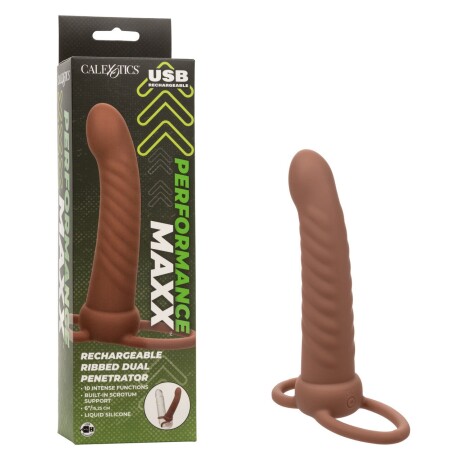 Performance Maxx™ Rechargeable Ribbed Doble Penetración Performance Maxx™ Rechargeable Ribbed Doble Penetración