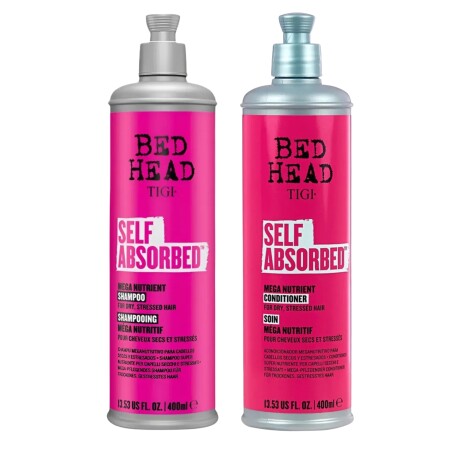 Pack Tigi shampoo + acondicionador de 400 ml Self Absorbed