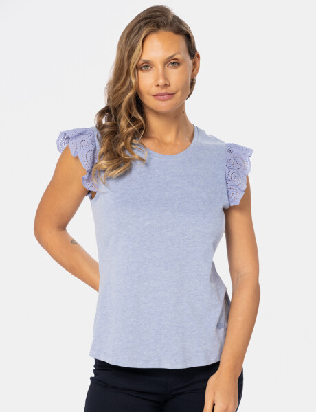 REMERA LISA Azul