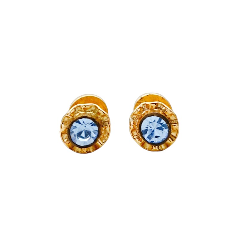 Abridores Zirconia Azul-Oro Bajo-Zirconia Azul-AB8023 conpiedra