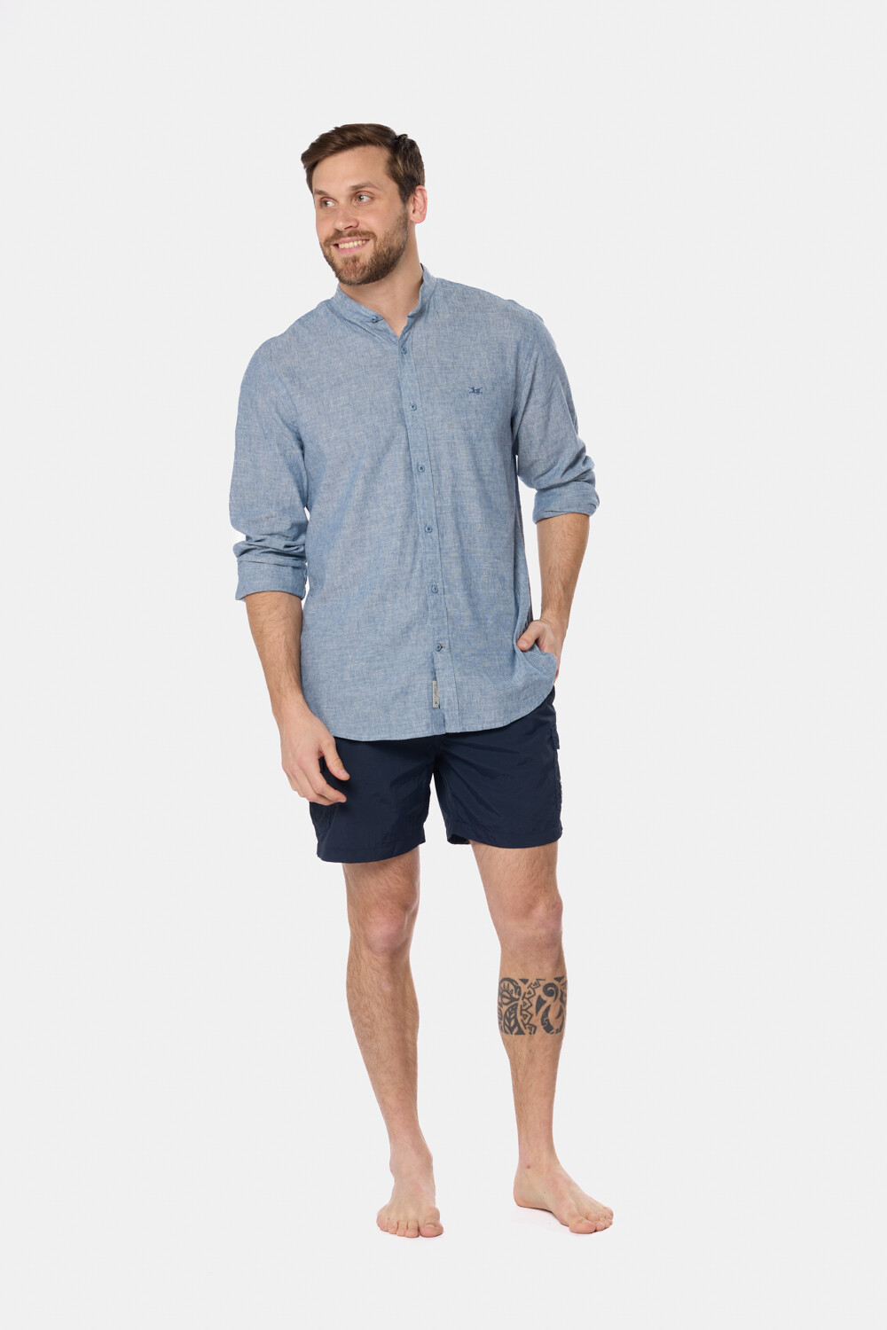SHORT DE BAÑO CARGO Azul